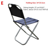 Outdoor Camping Chair Folding Fishing  Chair