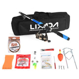 Lixada Telescopic Fishing Rod Combo Pole Set