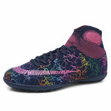 ZHENZU Turf Black Men Soccer Shoes