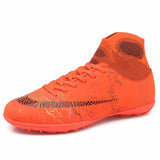 ZHENZU Turf Black Men Soccer Shoes