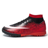 ZHENZU Turf Black Men Soccer Shoes