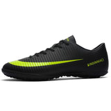 ZHENZU Turf Black Men Soccer Shoes