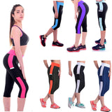 Women Striped Night Running Tights