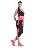 Women Striped Night Running Tights