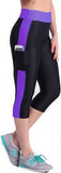 Women Striped Night Running Tights