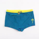 Striped Print Boys Trunk Kids Shorts Swimming Trunks