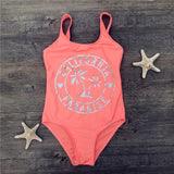 7-14 years kids girls one piece swimsuit