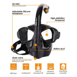 Adjustable Silicone Diving Mask Snorkeling